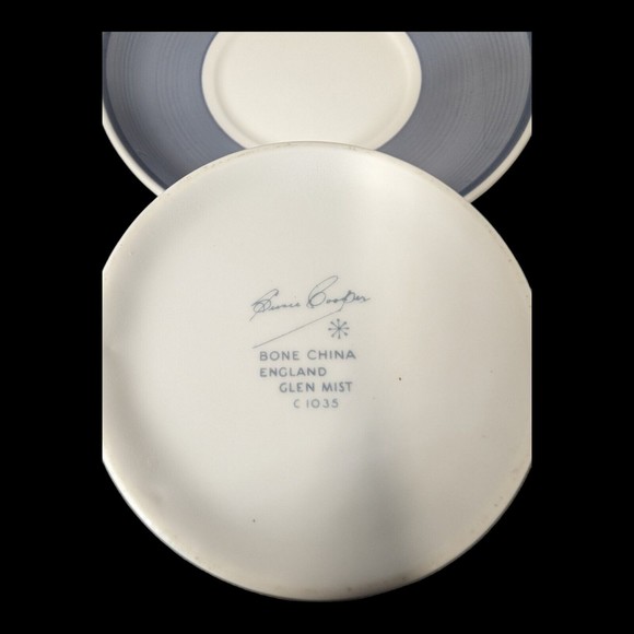 Vintage Susie Cooper Design Bone China GLEN MIST Demitasse Cup & Saucer  C1035 - Picture 5 of 9